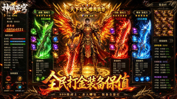 神域苍穹游戏主视觉